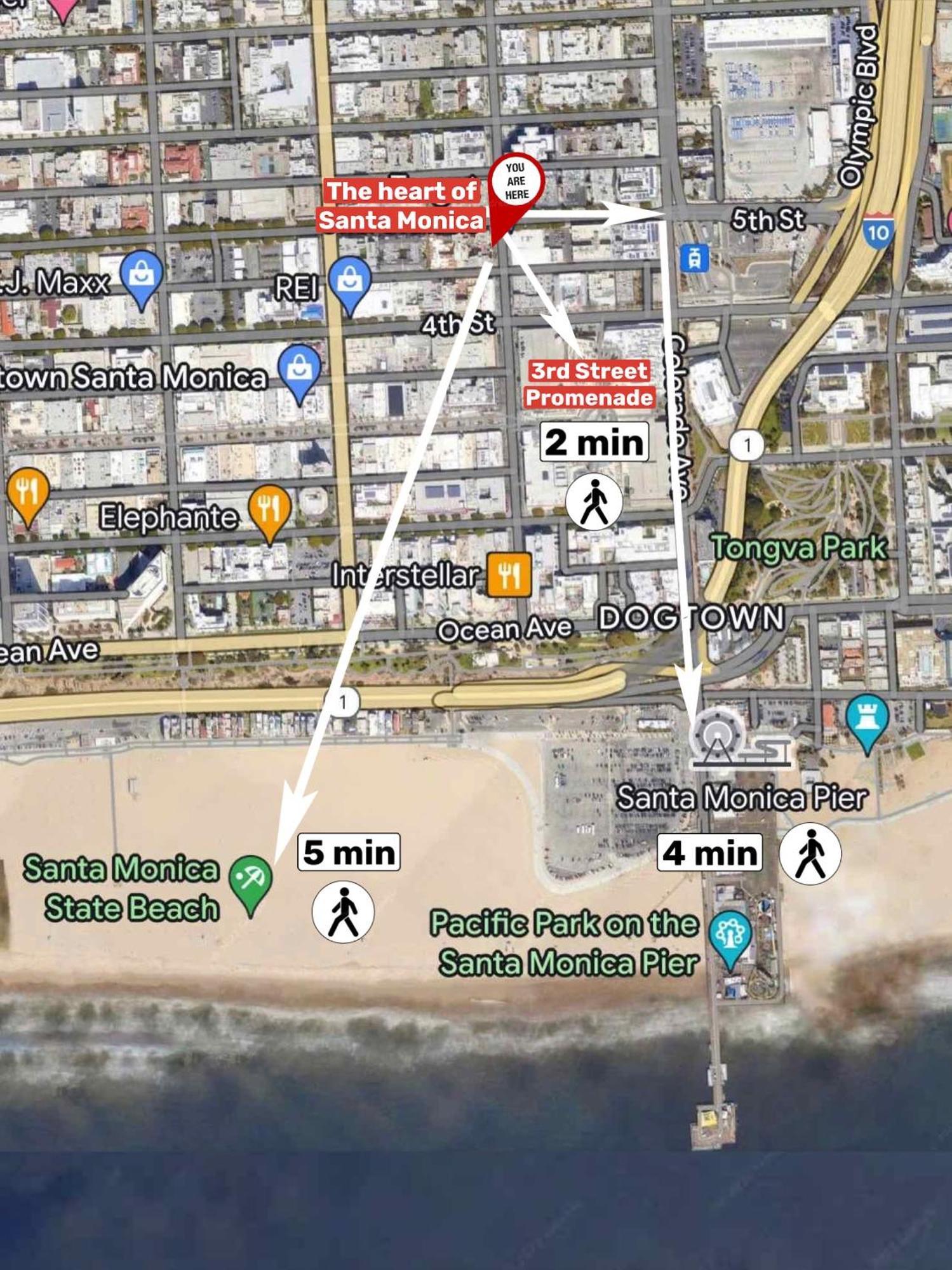 7 Large Down Town Santa Monica Apartment Los Angeles Esterno foto